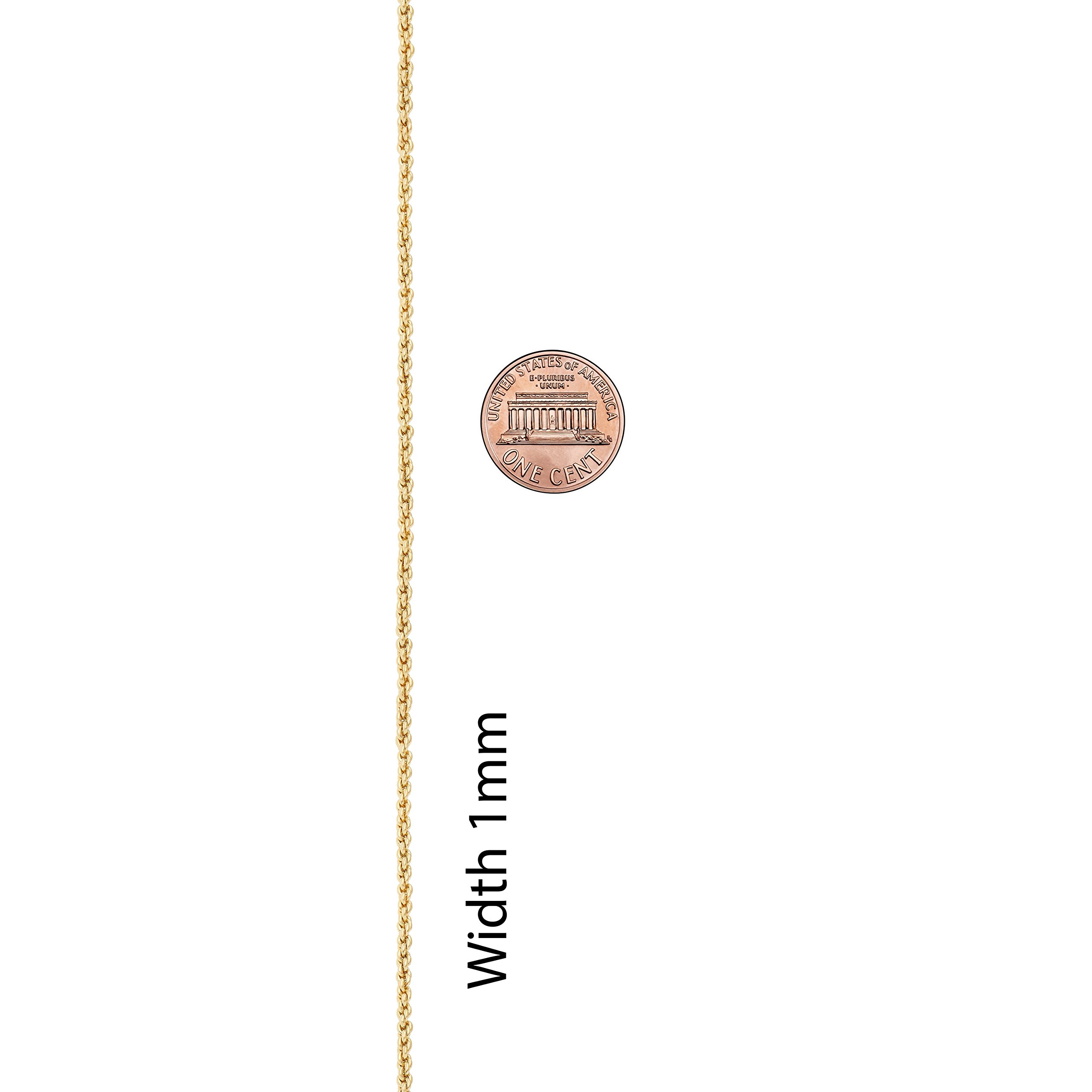 LIFETIME JEWELRY 24K Real Gold Plated Women's 1mm Rope Chain Anklet Bracelet - Elegant Ankle Jewelry for Everyday Wear, Beach Vacation & Special Occasions