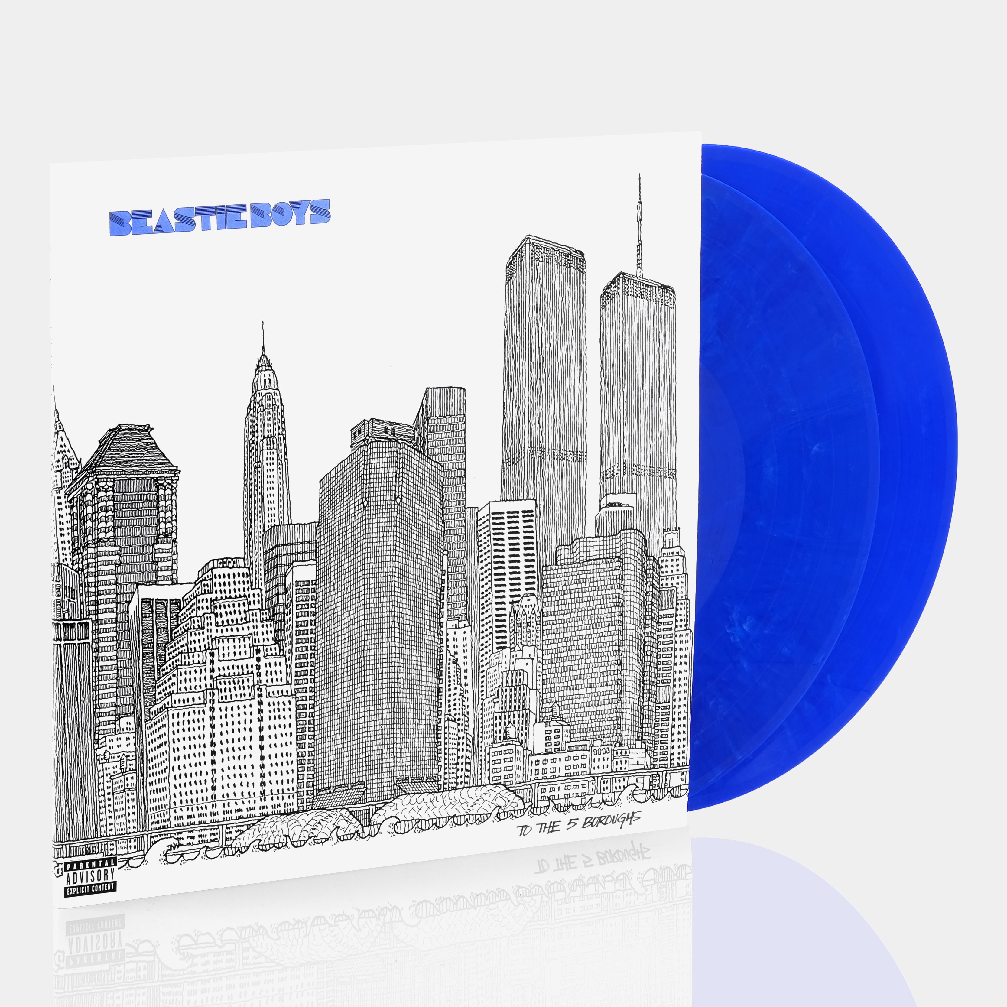 Beastie Boys - To The 5 Boroughs (Indie Exclusive) Blue Vinyl LP Record | Limited Edition Collectible for Music Lovers & Vinyl Enthusiasts | Perfect for Home Listening, DJ Sets & Gifts