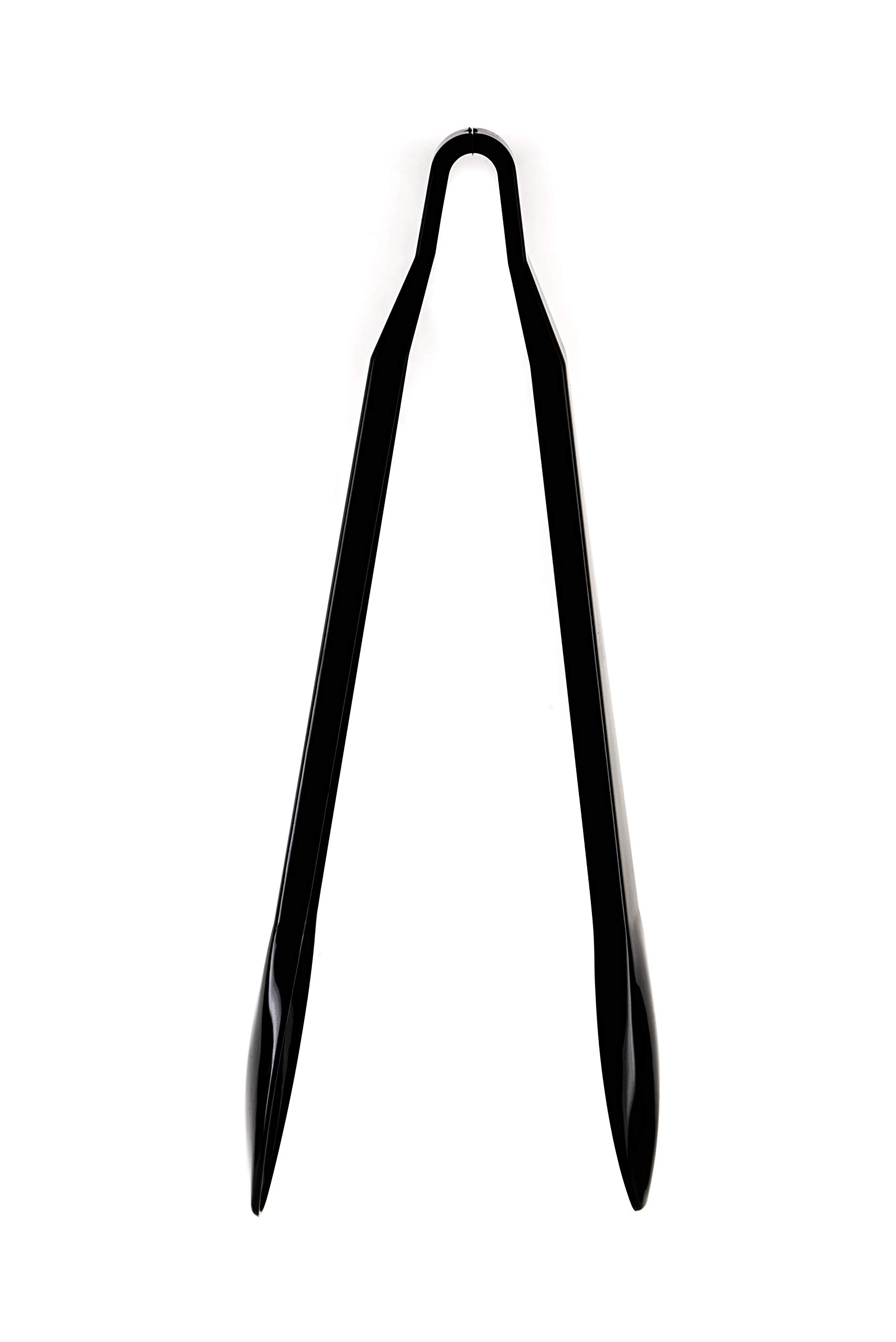 96-Pack Heavy Duty 9-Inch Black Disposable Plastic Serving Tongs - Heat-Resistant for Catering, Salads, Buffets, BBQ - Perfect for Hot & Cold Foods, Ice, Bakery Items - Ideal for Restaurants, Parties & Food Service
