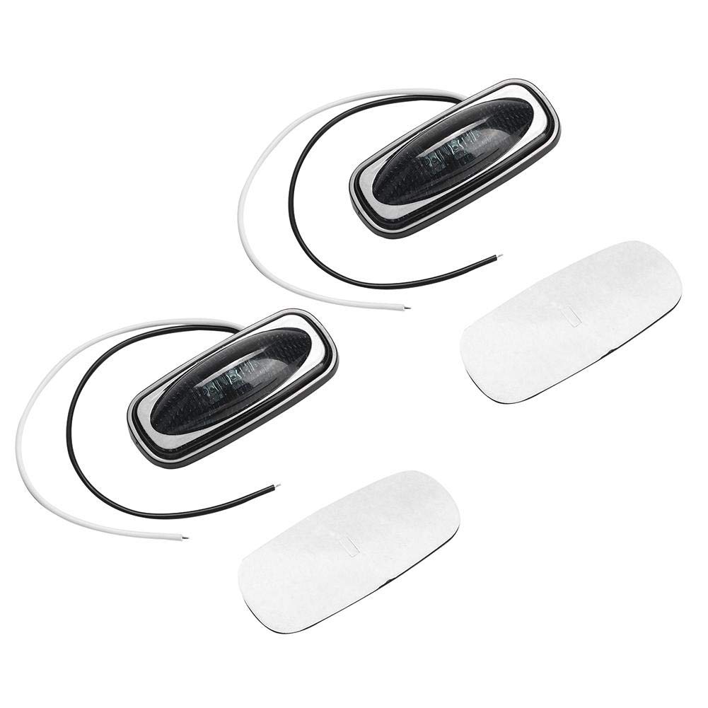 2PCS 12V 3-LED White Side Marker Lights for 2003-2009 RAM 3500 Trucks - Durable & Eco-Friendly Truck Side Lamps for Enhanced Night Visibility & Safety