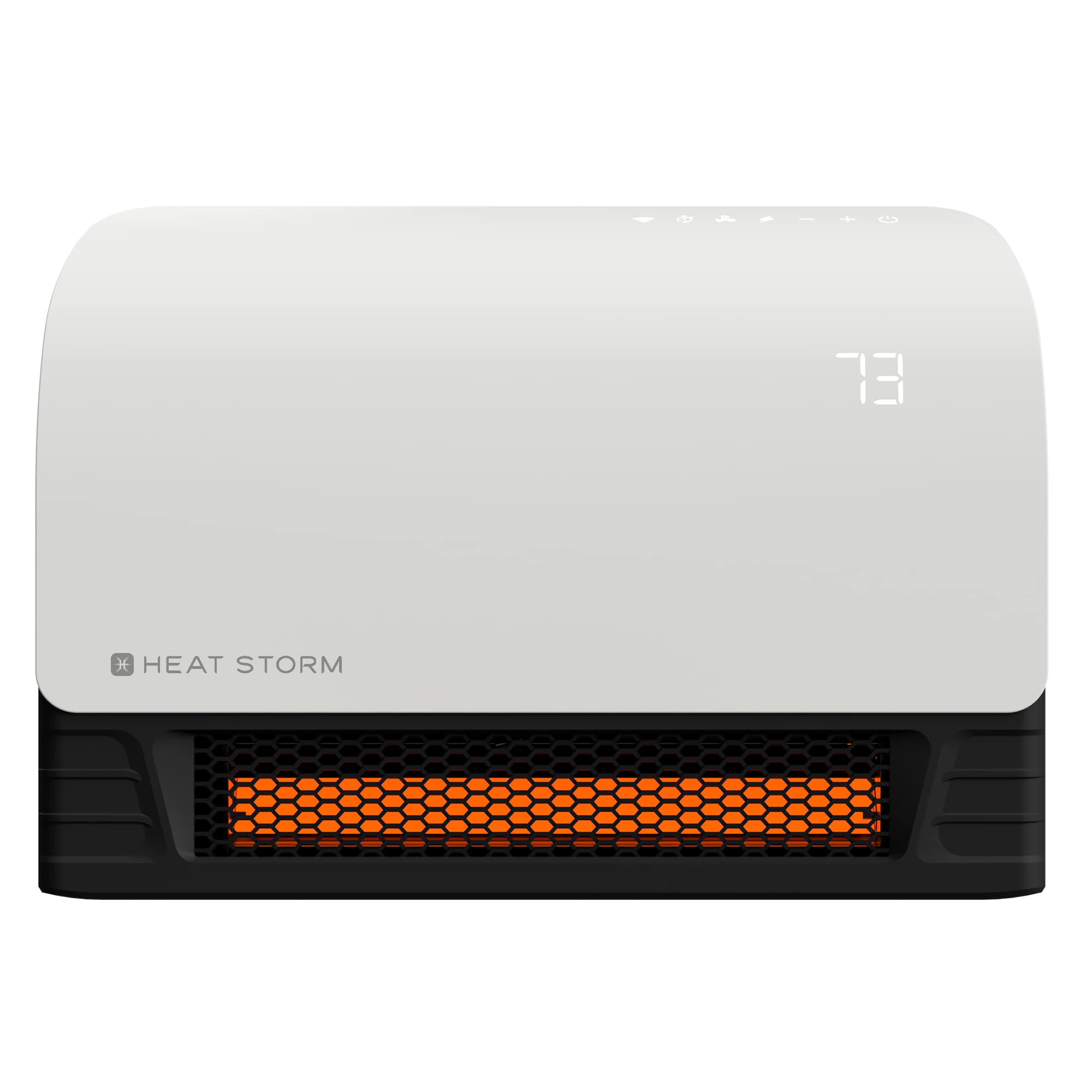 Heat Storm 1500-Watt Sedona WiFi Infrared Wall Mountable Space Heater - White | Smart Home Heating for Bedroom, Office & Garage | Energy Efficient Indoor Electric Heater