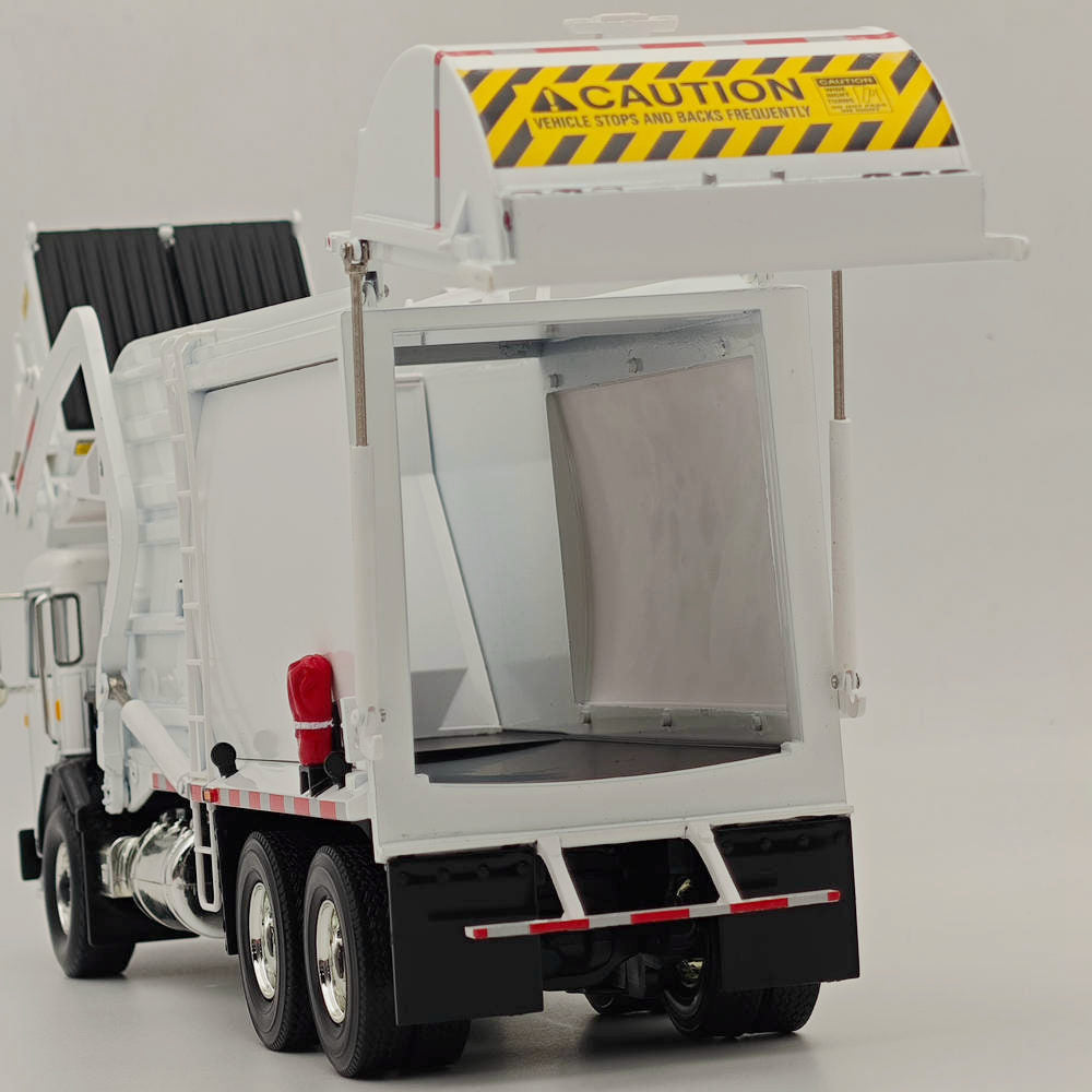 1/34 Scale FIRST GEAR Peterbilt 520 with Wittke Front End Load Refuse Truck Diecast Metal Replica Model - Collectible Toy for Truck Enthusiasts & Display Scenes