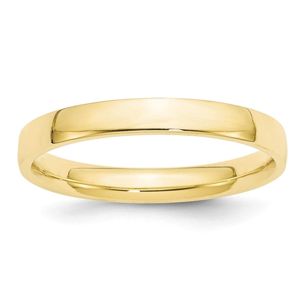 10K Gold Comfort Fit Wedding Band Ring for Women - White Gold & Yellow Gold, 2mm to 8mm Width, Sizes 4-10 - Perfect for Anniversary, Engagement & Everyday Jewelry Gifts