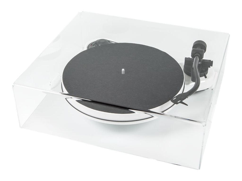 Pro-Ject RPM 1/3 Carbon Turntable Dust Cover - Clear Vinyl Record Player Lid for Audiophile Vinyl Collection & Home Music Setup
