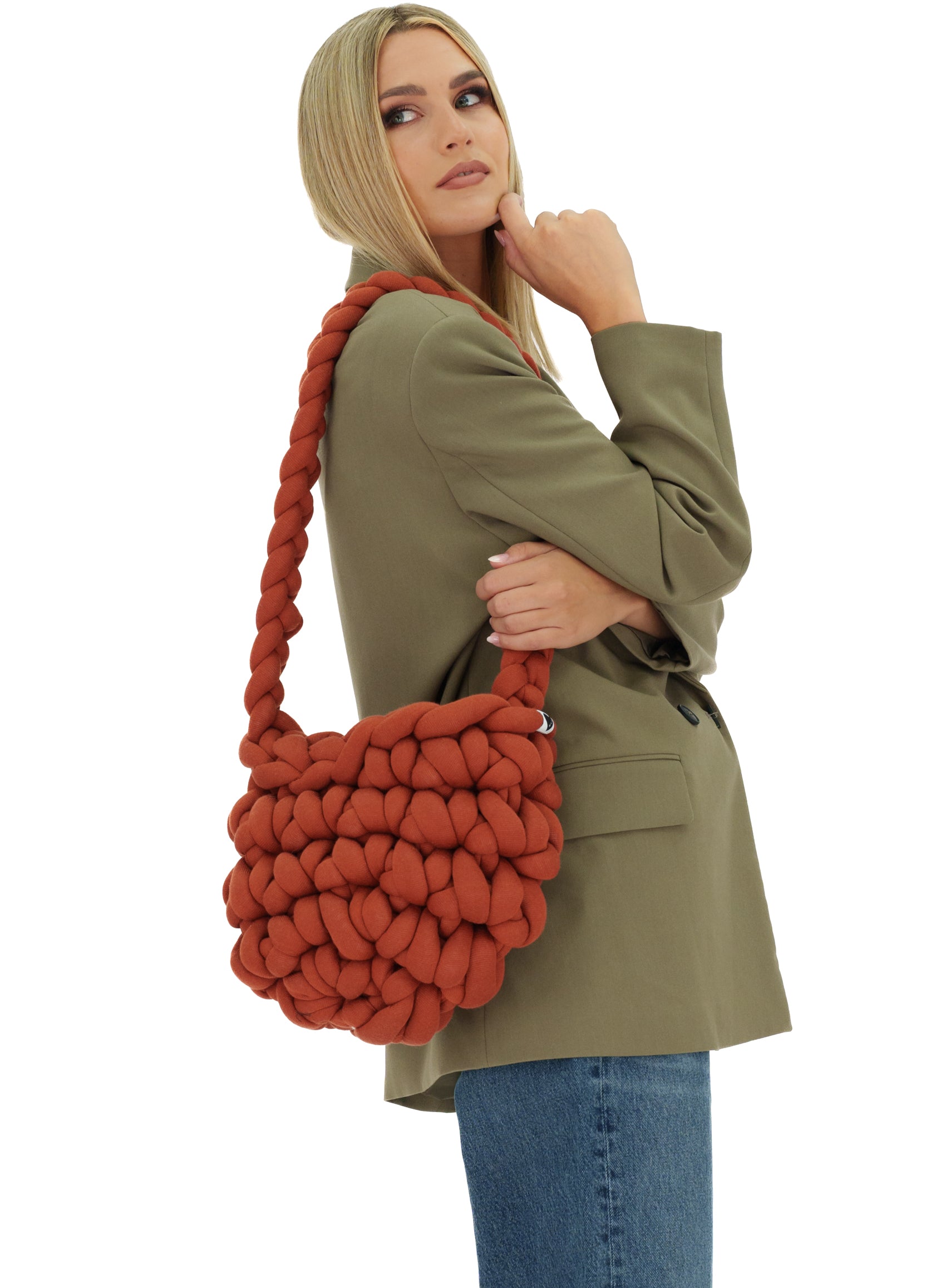 Stylish Big Knot Shoulder Bag for Women - Fashionable Crossbody Purse with Adjustable Strap, Perfect for Work, Travel & Daily Use