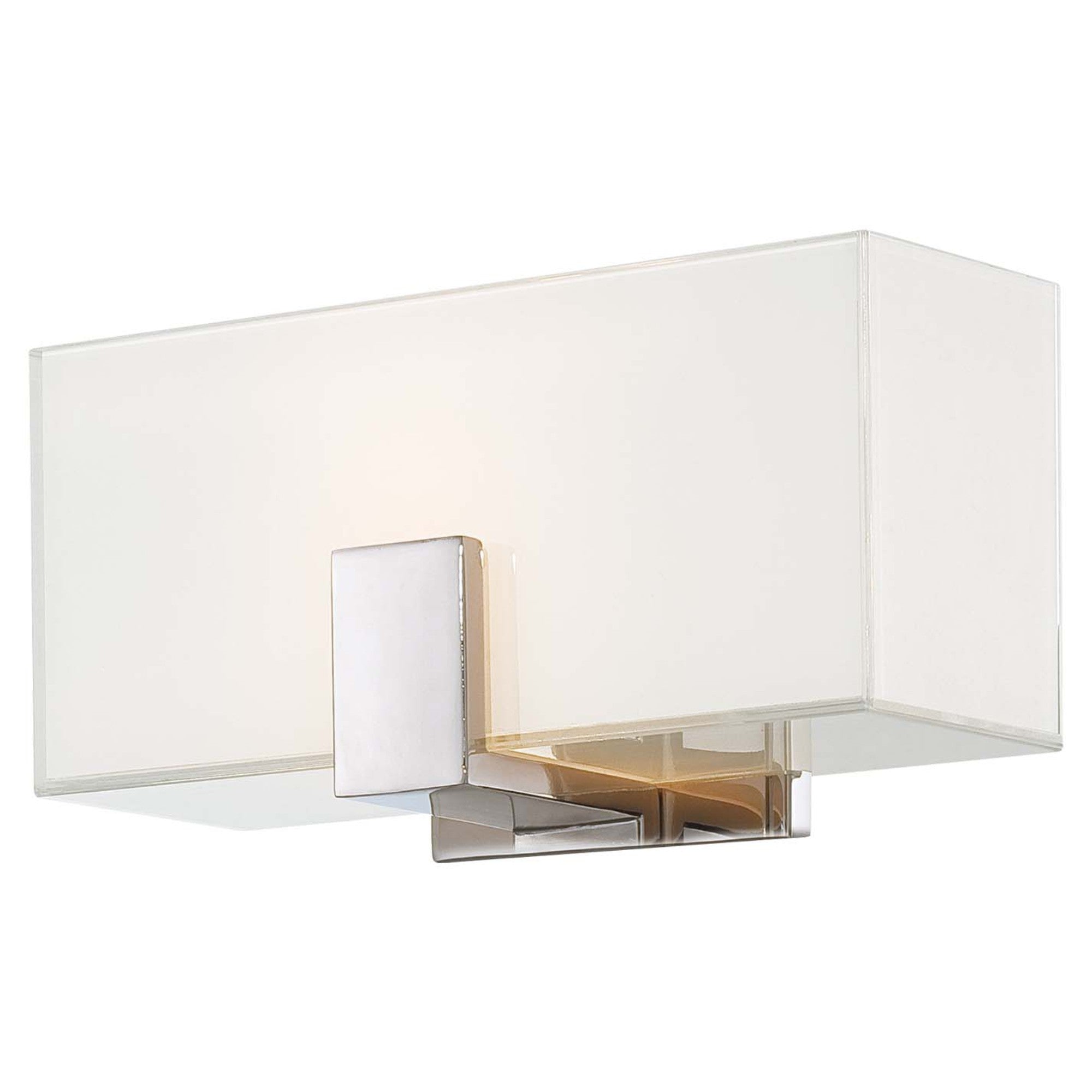 10 Inch Wall Light with Polished Nickel Finish - Modern Sconce for Bedroom, Hallway, and Living Room Lighting