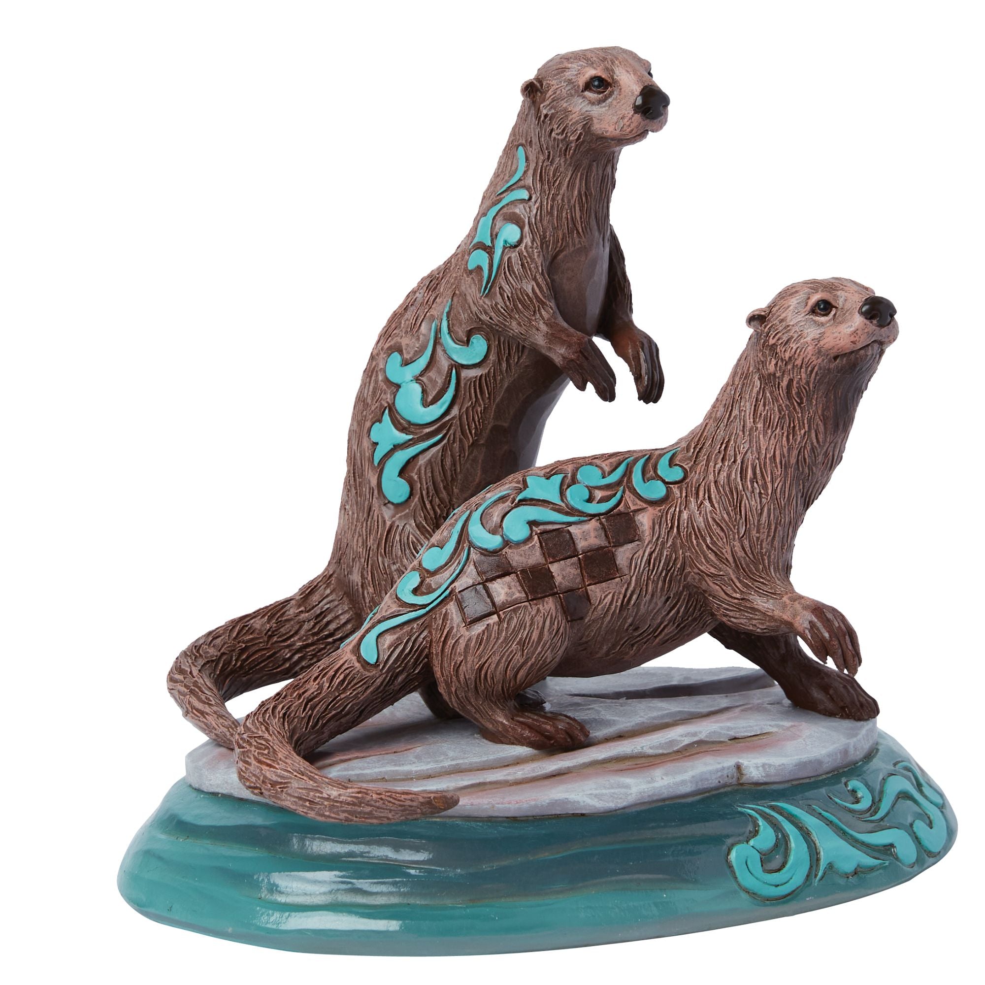 River Otter Pair - Adorable Handmade Plush Otter Duo for Kids & Collectors - Perfect for Nursery Decor, Birthday Gifts & Animal Lovers