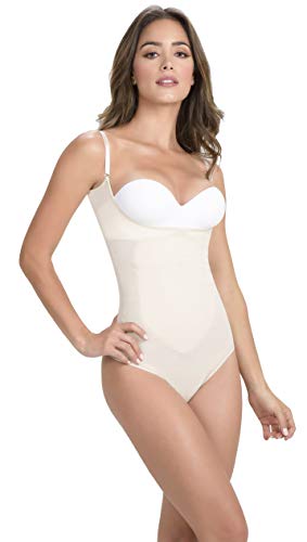 Best Waist Cincher Body Shaper for Women - Seamless Hiphugger Design for Tummy Control & Hourglass Shape | Perfect Under Dresses, Wedding Gowns & Formal Wear | Nude Color