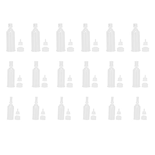 FOMIYES 18Pcs Travel Cosmetic Bottles Set - Leakproof Refillable Plastic Toiletry Containers for Shampoo, Lotion & Makeup | Clear TSA Approved Travel Accessories for Women & Girls | Perfect for Vacation, Gym & Airplane Carry-On