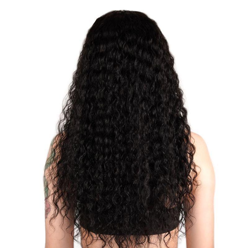 13x4 HD Lace Front Wig - Brazilian Deep Wave Human Hair Wig with Invisible Hairline for Black Women | Perfect for Daily Wear, Parties & Special Occasions