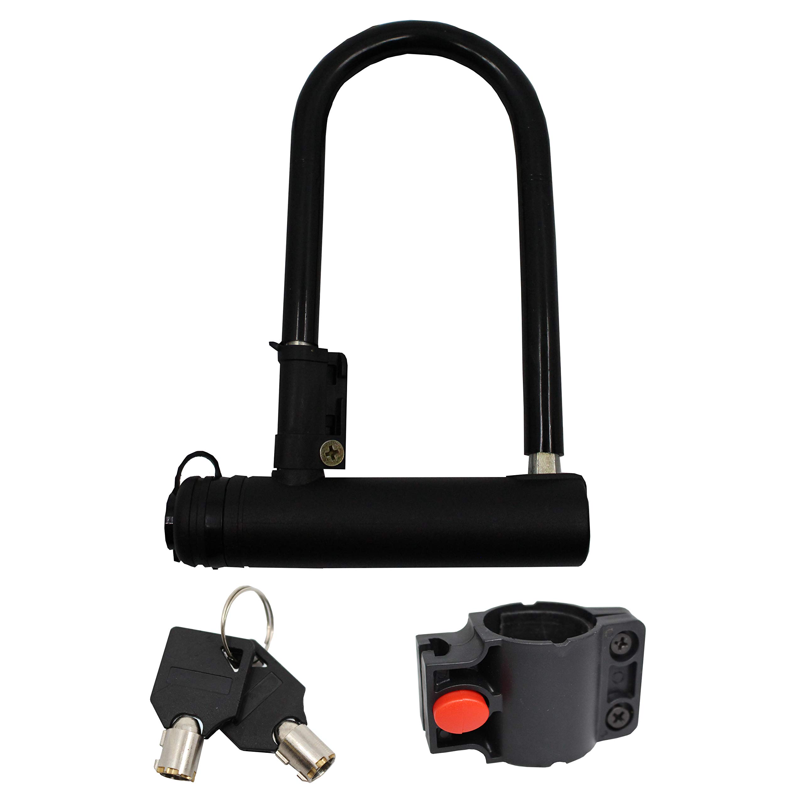 Kingman Heavy Duty Small U Lock - High Security Bicycle Lock for Mountain Bikes, Road Bikes & Commuting - Anti-Theft Protection for Urban & Outdoor Cycling