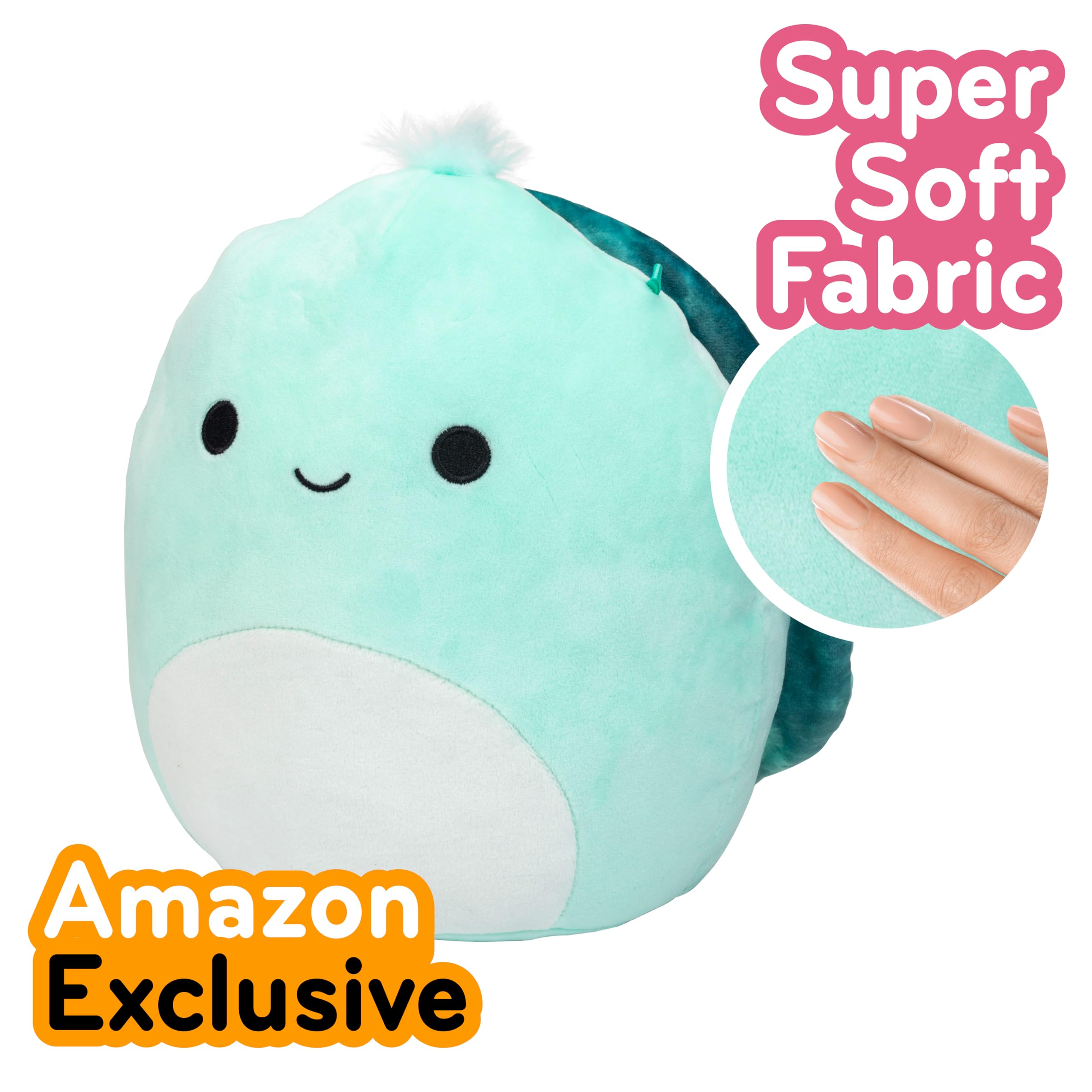 Squishmallows 8-Inch Onica The Easter Turtle Plush Toy - Official Jazwares Collectible Stuffed Animal - Soft & Squishy Turtle for Kids, Girls & Boys - Perfect Gift for Easter, Birthday & Cute Home Decor