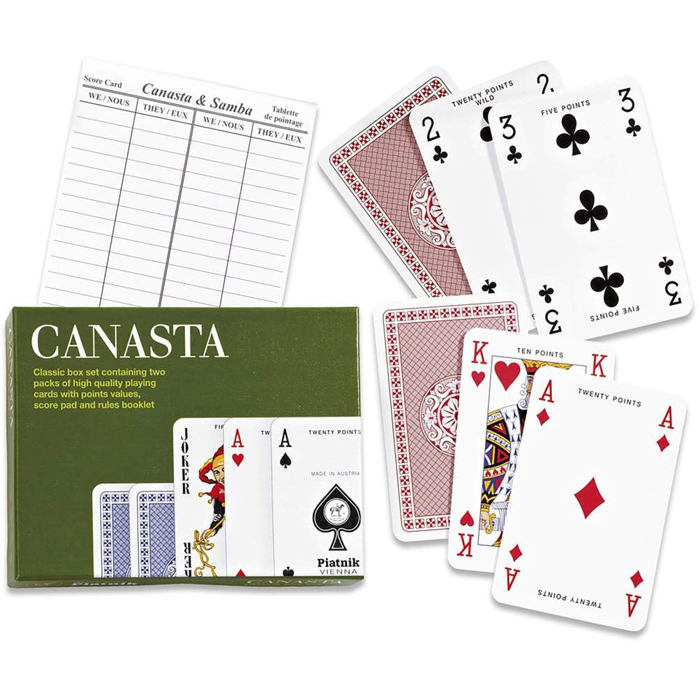 Canasta Playing Cards - Premium Quality Card Game Deck for Family & Friends | Perfect for Game Nights, Travel, and Gifts