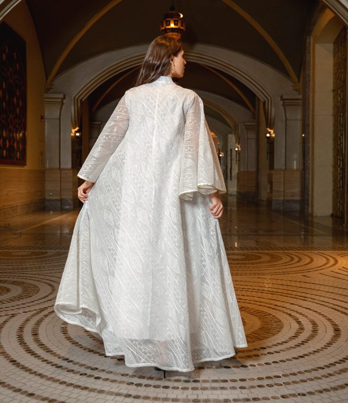 Elegant Eid Dress for Women - Doris Embroidery & Sequins Kaftan Caftan | Perfect for Eid Celebrations, Weddings & Special Occasions