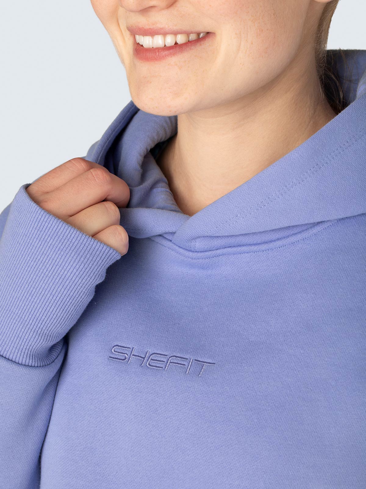 Premium Comfort Hoodie for Women & Men - Soft Fleece Pullover in Periwinkle Blue | Cozy Loungewear for Home, Travel & Outdoor Activities
