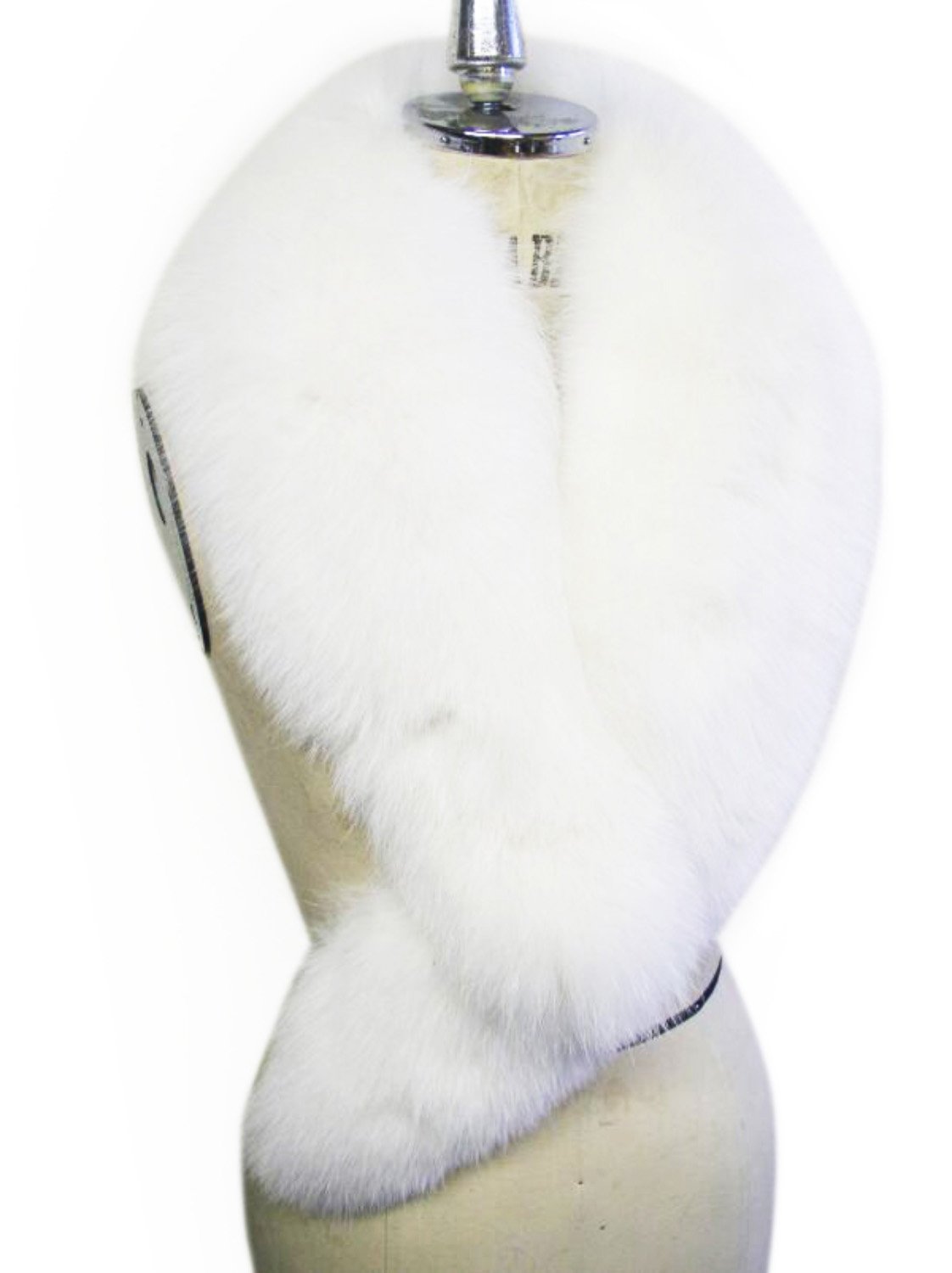 Luxury Fox Fur Clip-On Collar for Women - Elegant Faux Fur Detachable Neckpiece for Winter Fashion, Parties & Special Occasions