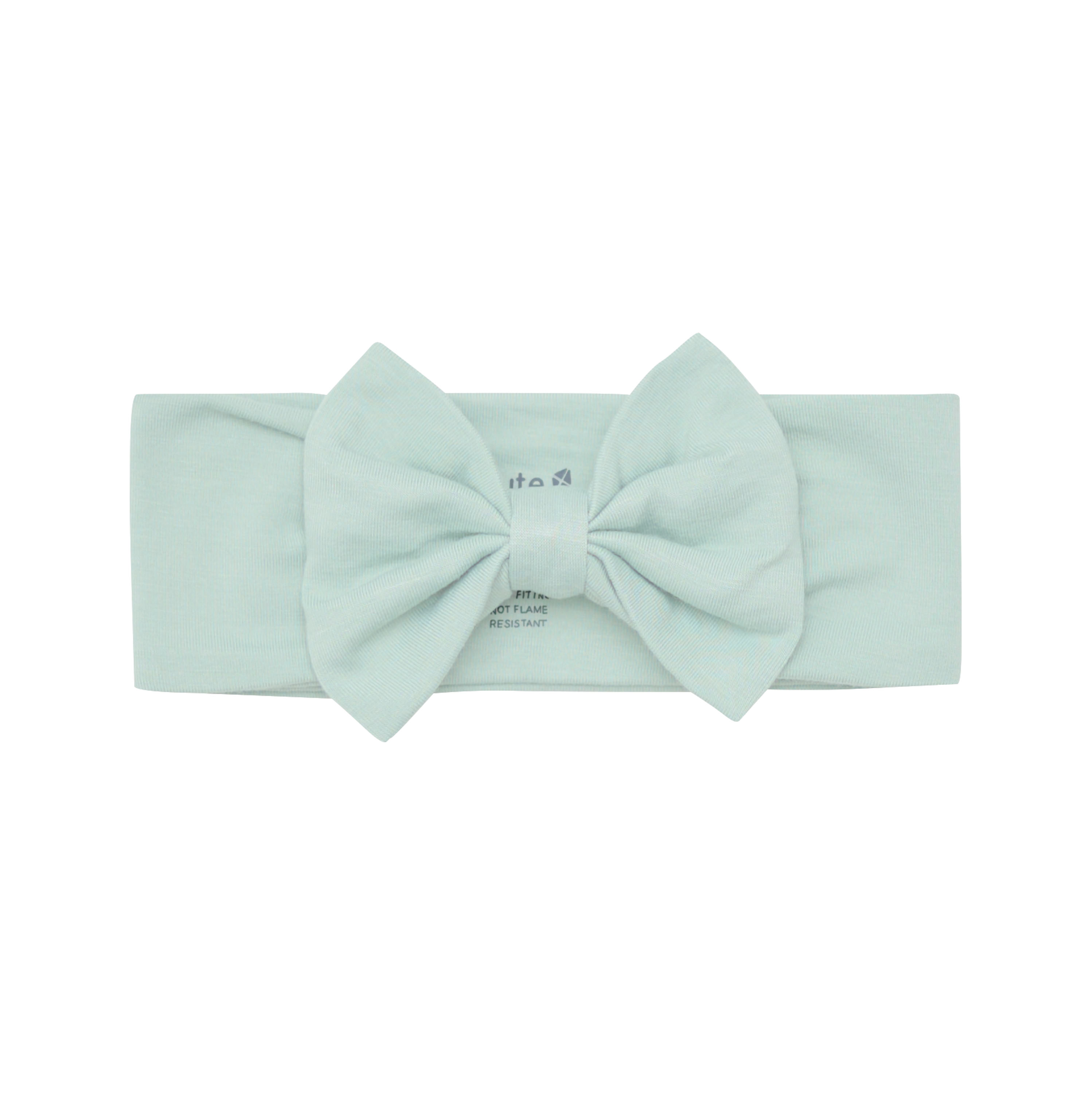 Elegant Sage Green Bow Headband for Women - Stylish Hair Accessory for Parties, Weddings & Everyday Wear