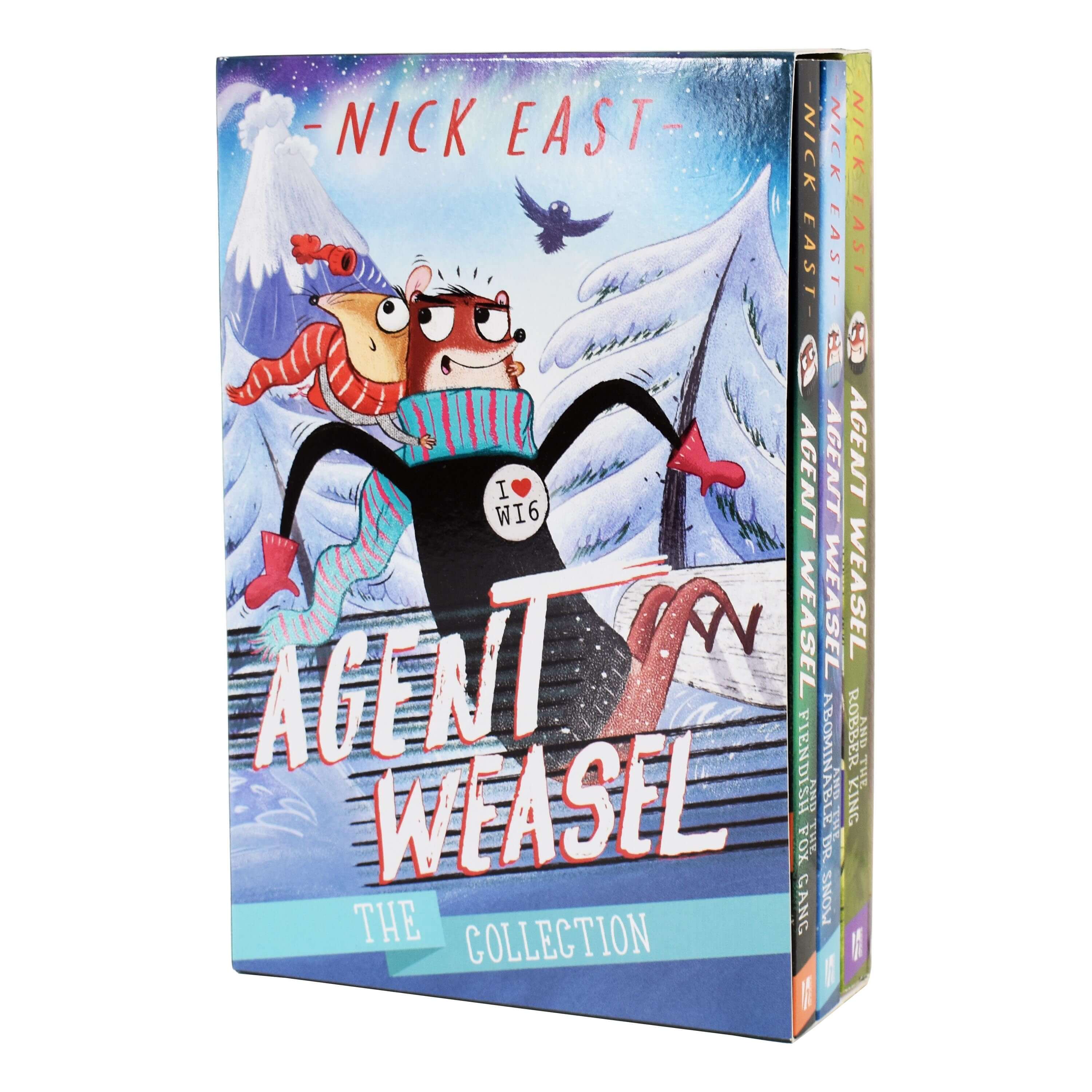 Agent Weasel Series 3 Books Collection Set by Nick East – Fun Adventure Chapter Books for Kids Ages 7-9 | Perfect for Bedtime Reading, Classroom Libraries & Young Readers