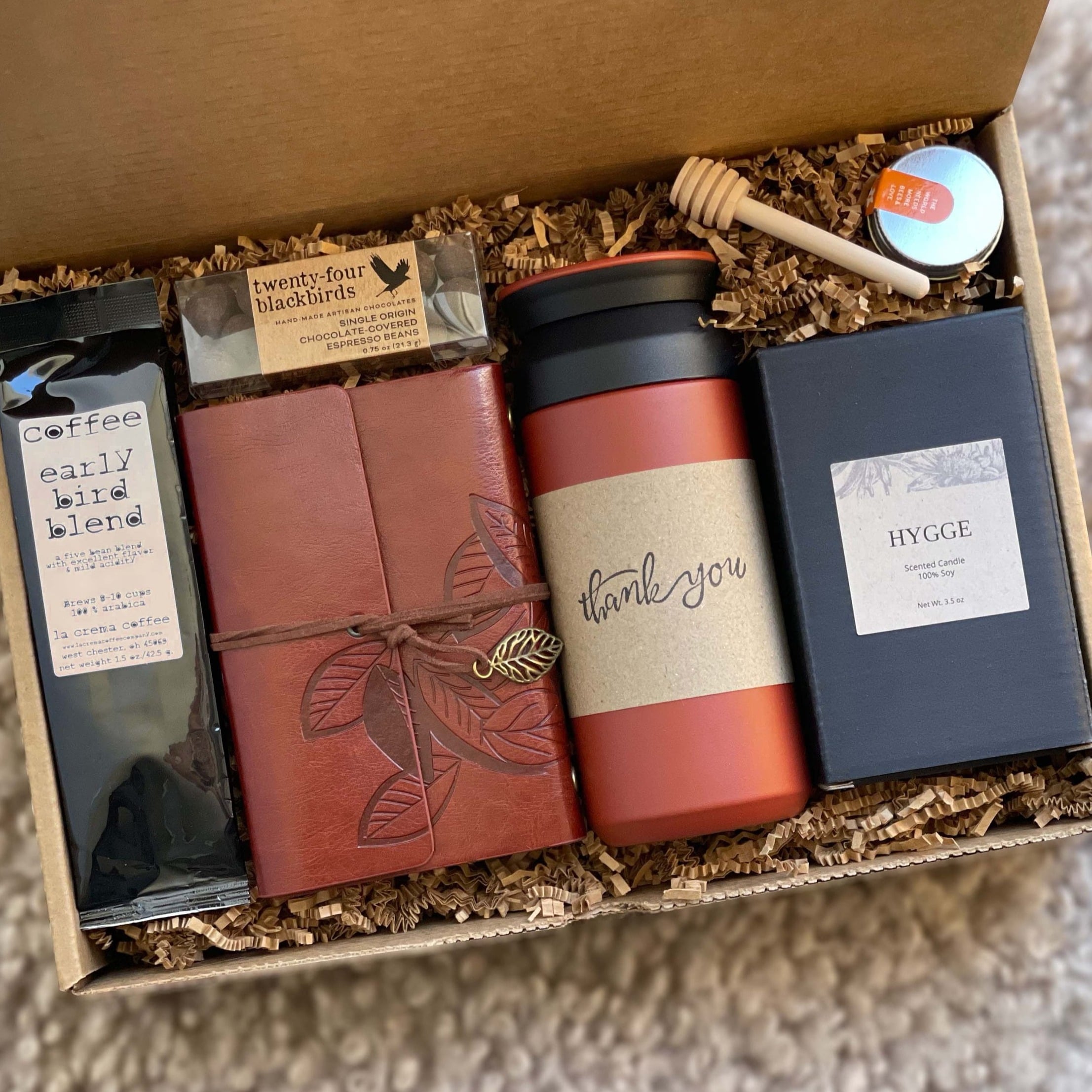 Premium Corporate Gifts for Employees - Unisex Thank You Gift Box for Men & Women | Employee Appreciation Gift Basket with Coffee & Treats | Perfect for Office Rewards, Client Gifts & Corporate Events