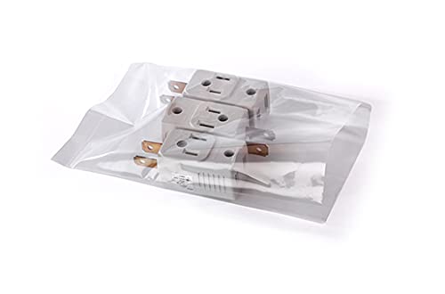 3 X 5 Inch 2 Mil Flat Poly Bags (Pack of 1,000) - Clear Plastic Bags for Small Parts, Crafts & Retail Packaging - Laddawn 365 - Perfect for Organizing Jewelry, Beads, Hardware & Office Supplies