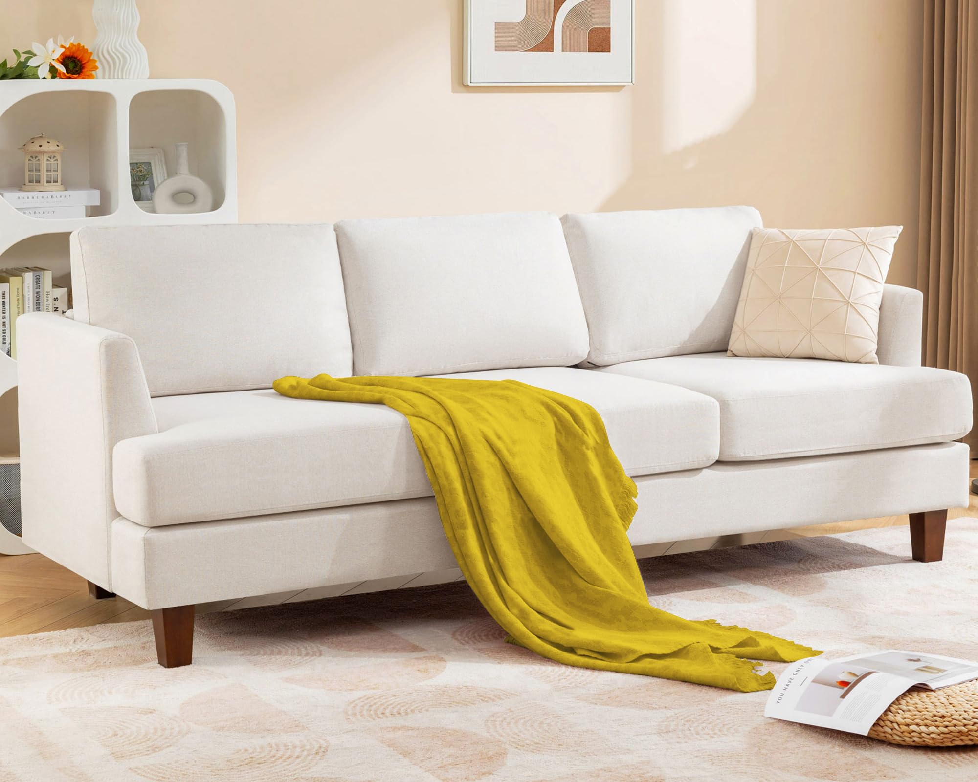 3-Seater Mid Century Modern Sofa Couch - 89