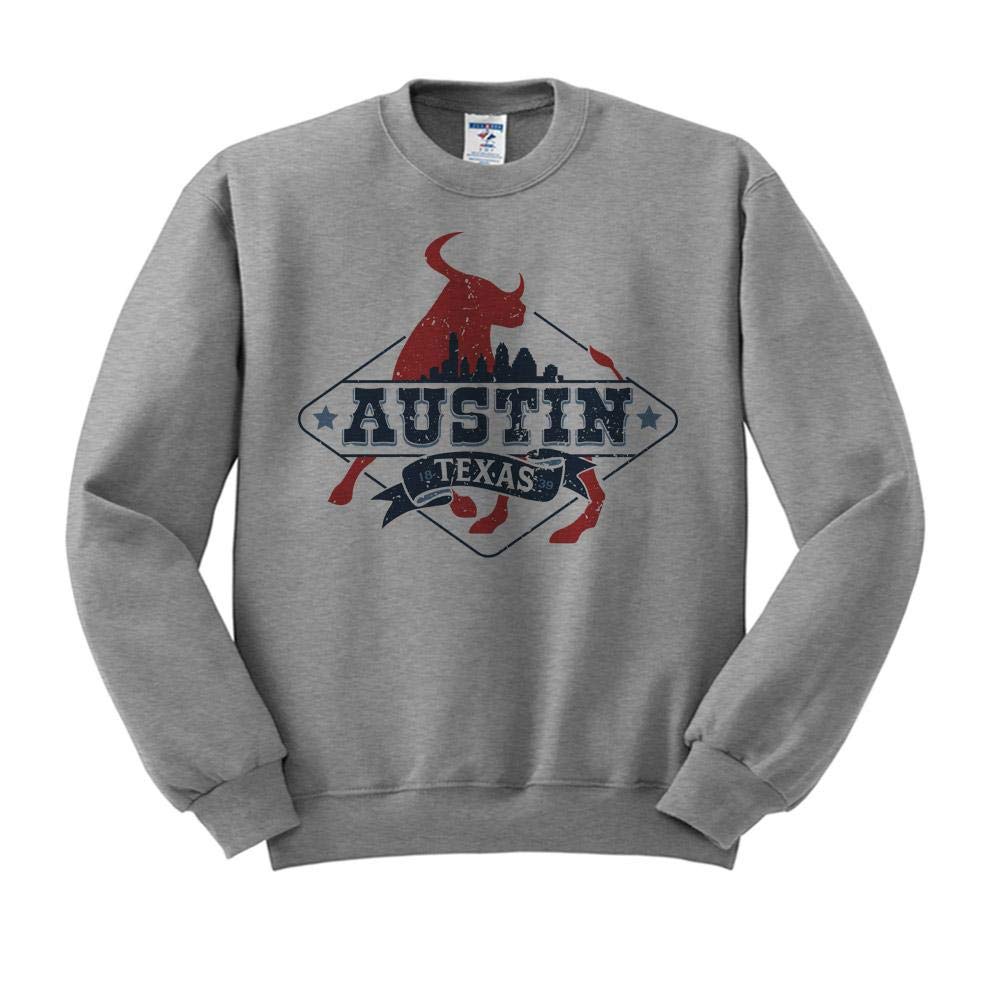 Unisex Austin Texas Travel Sweatshirt | Comfortable Pullover Hoodie for Road Trips & City Exploration - TeesAndTankYou