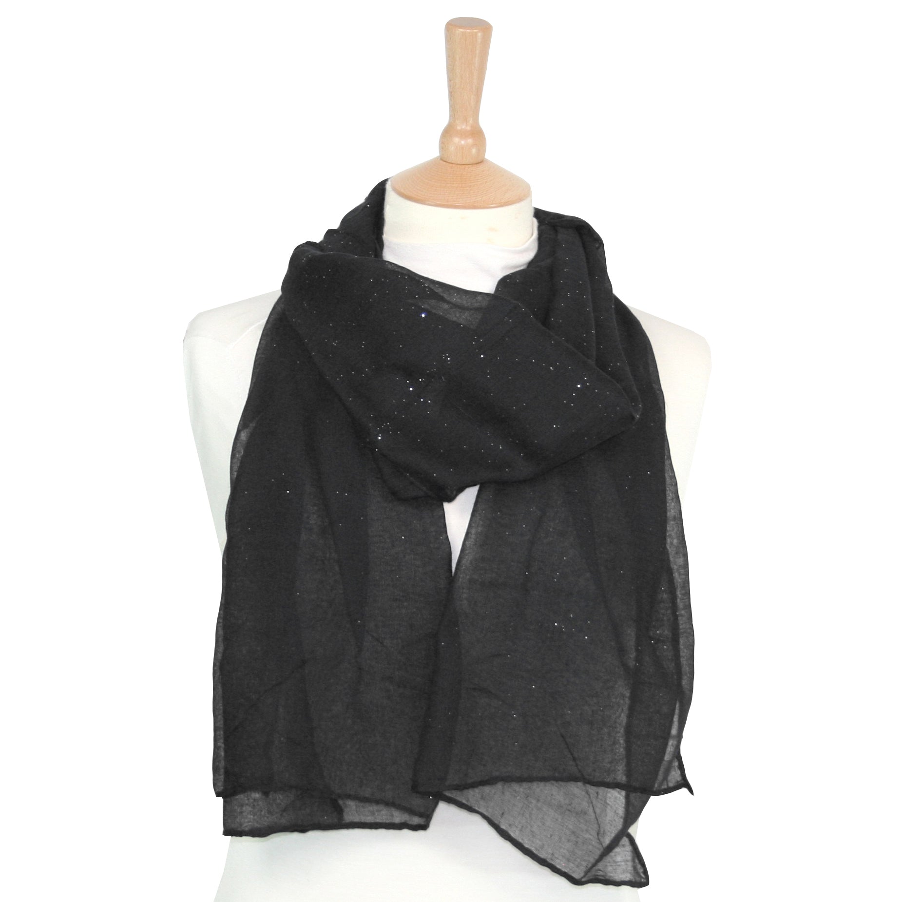 Viano Sparkle Scarf for Women - Elegant Glitter Fashion Accessory for Party, Wedding & Evening Events