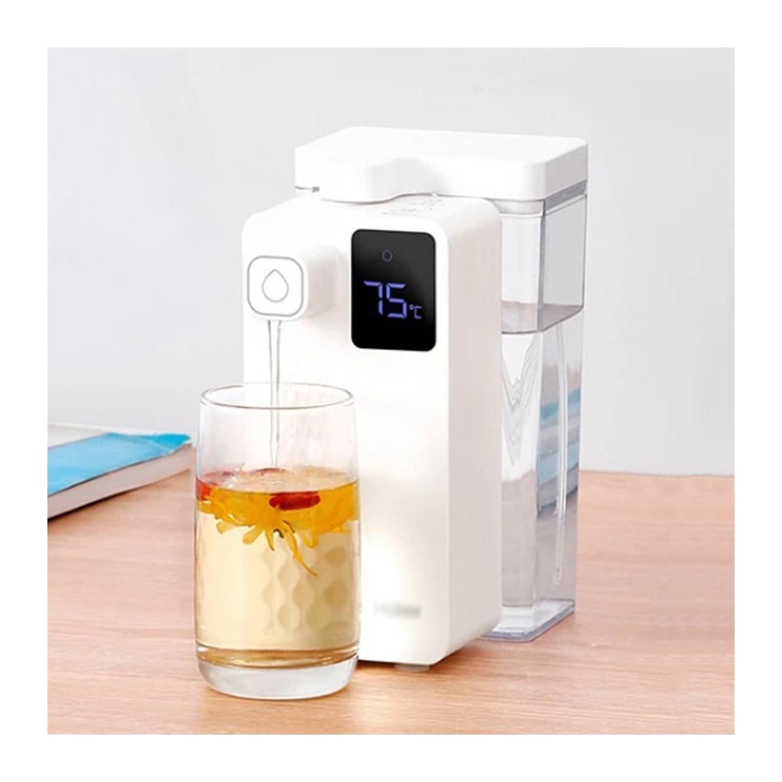 Portable Hot and Cold Water Dispenser with Tank - Instant Desktop Travel Kettle for Coffee, Tea & Beverages - Perfect for Home, Office, and Dorm Use