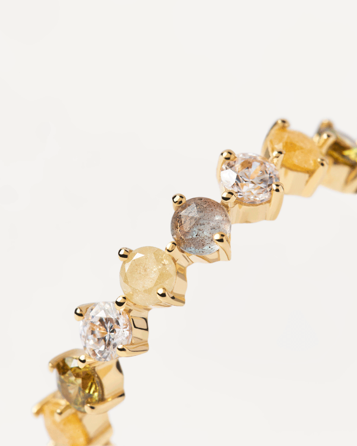 April Birthstone Gold Ring for Women - 14K Solid Gold Dainty Stackable Ring, Perfect Gift for Birthday, Anniversary & Mother's Day | Elegant Jewelry for Everyday Wear & Special Occasions