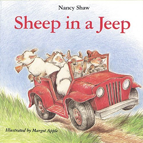 SHEEP IN A JEEP by Nancy E. Shaw | Classic Children's Picture Book (1988) | Fun Bedtime Story & Early Reading Book for Kids