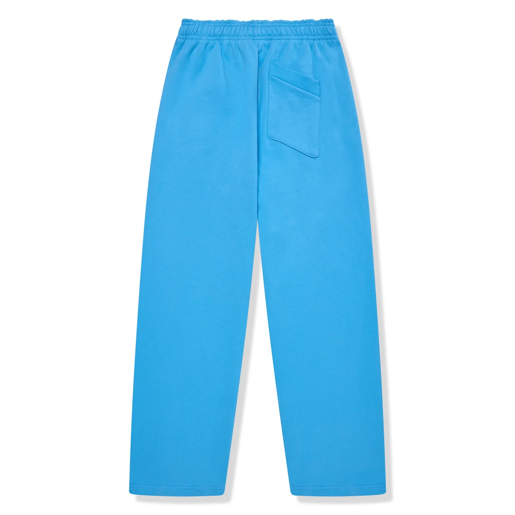 Broken Planet Straight Leg Light Blue Sweatpants for Men - Comfortable Casual Joggers with Elastic Waistband - Perfect for Lounge Wear, Gym, and Street Fashion