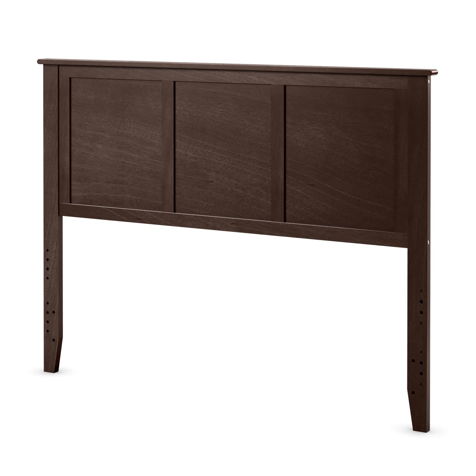 Giantex Solid Wood Headboard with Adjustable Height - Full Size Espresso Brown Bed Backboard for Bedroom, Guest Room & Dormitory