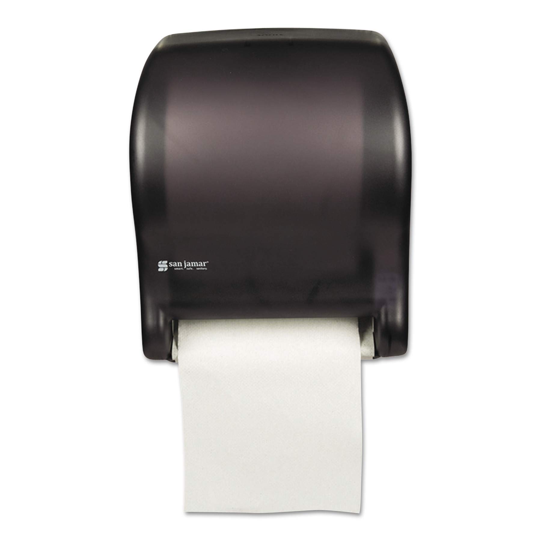 San Jamar Tear-N-Dry Eco Roll Towel Dispenser - Sustainable Paper Towel Holder for Kitchen, Bathroom & Commercial Use | Wall-Mounted, Hygienic & Eco-Friendly Solution