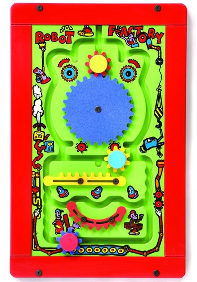 Robot Factory Wall Game - Interactive STEM Toy for Kids, Fun Educational Building Blocks for Creative Play - Perfect for Home, Classroom & Party Activities