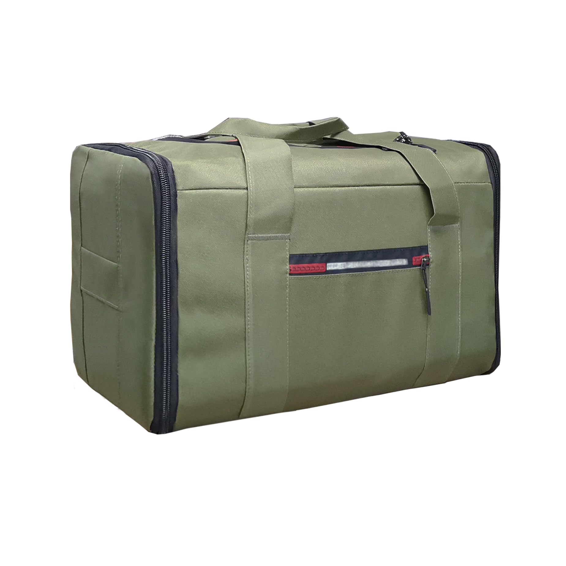 **53-70L Waterproof Duffle Bag for Travel, Gym & Overnight Trips - Lightweight Carry-On Luggage for Men & Women (Green) - Perfect for Camping, Sports & Weekend Getaways**