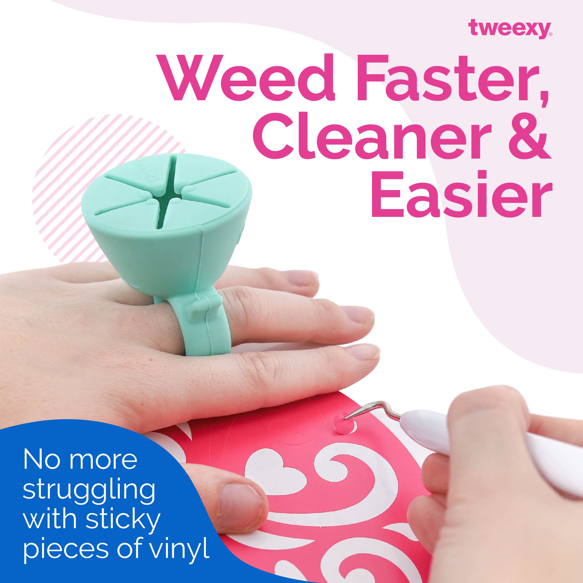 Tweexy Weeding Vinyl Tool Ring - Sunshine Yellow Garden Glove Holder for Easy Gardening & Crafting - Perfect for DIY Projects, Planting, and Outdoor Activities