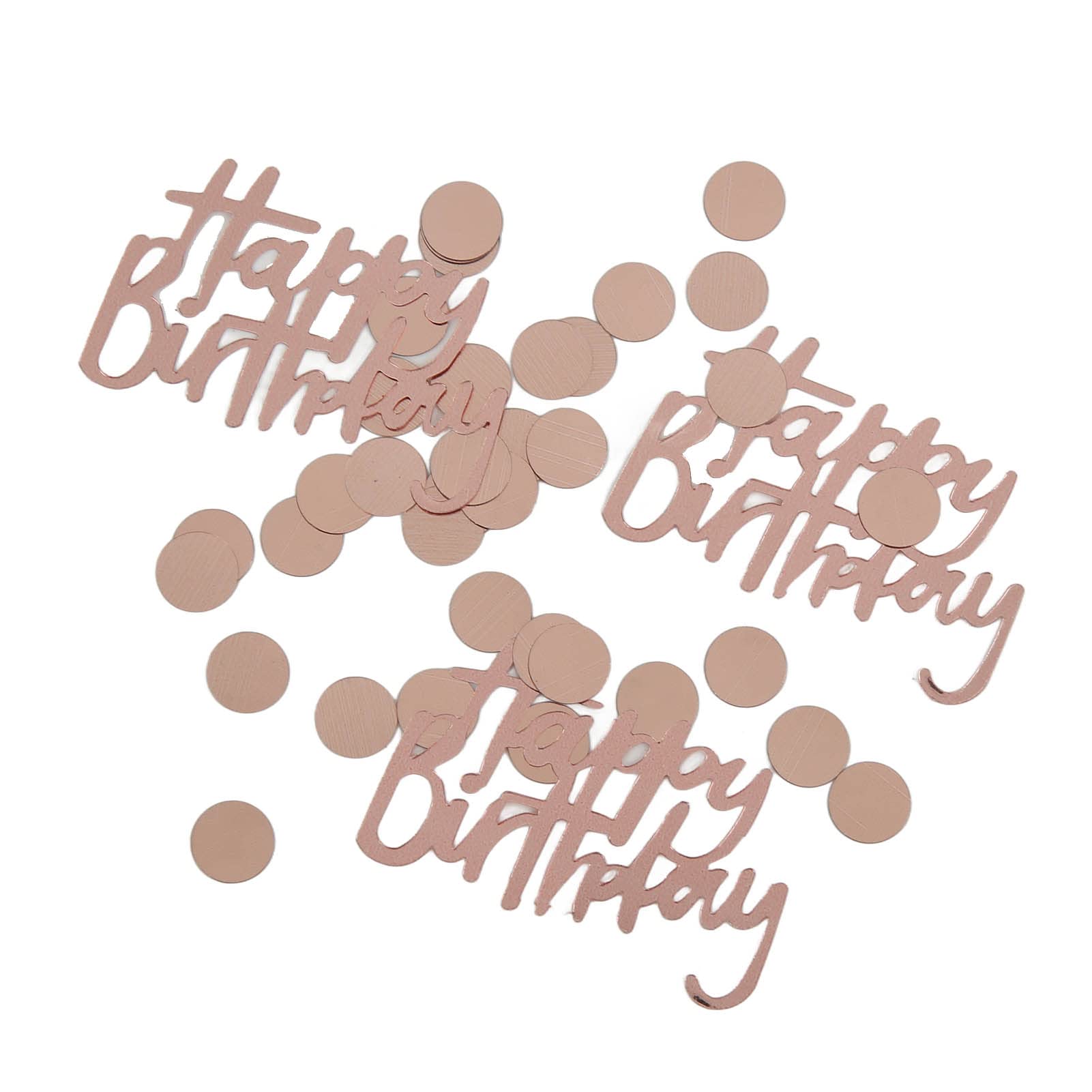 Rose Gold Birthday Confetti - DIY Party Decorations for Boys & Girls Birthday, Wedding, Baby Shower | Table Scatter, Arts & Crafts Supplies for Festive Celebrations