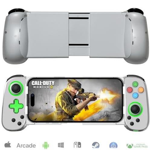 White with Green Light