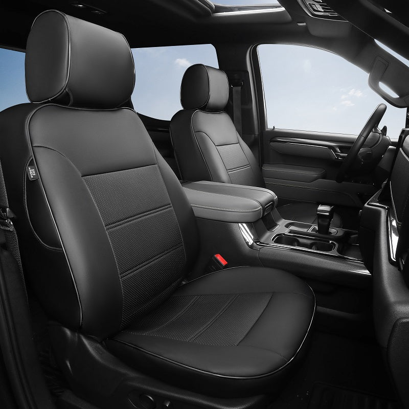 Premium Custom Chevrolet Silverado Seat Covers | Perfect Fit for 40/60 Split Rear Seats | Durable Protection for Trucks & Off-Road Adventures