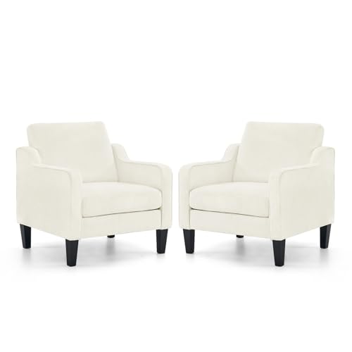 Cream White Chenille