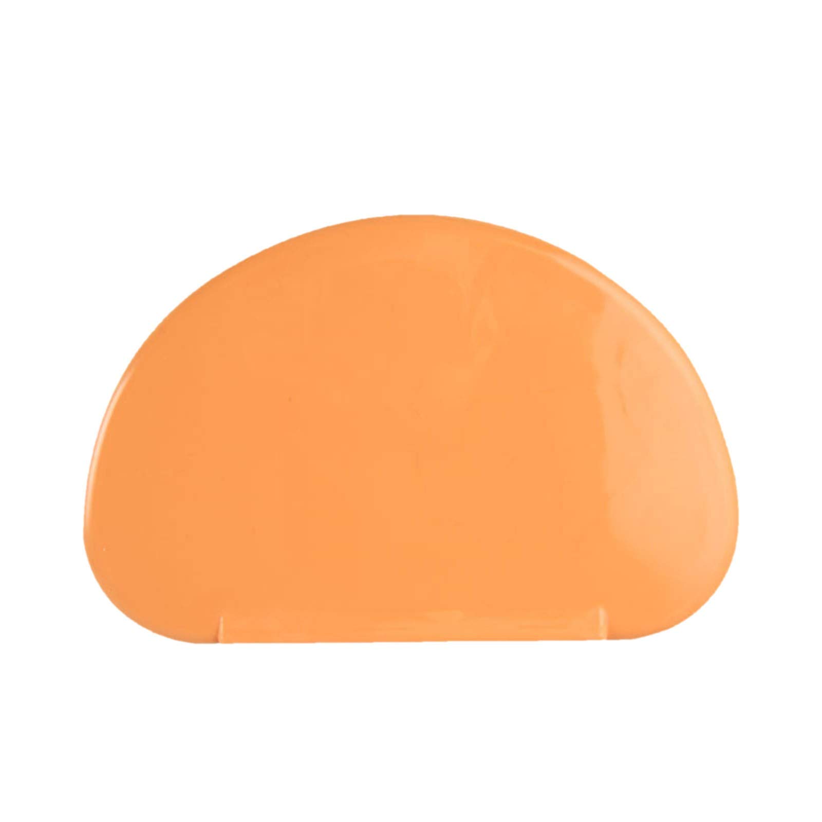 Premium Plastic Baking Spatula - Versatile Kitchen Tool for Bread, Baking Soda & Toothpaste - Ideal for Baking, Cooking & Food Prep (Orange, One Size)