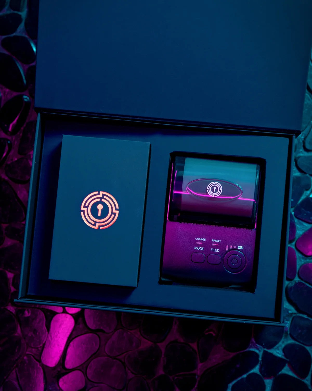 iCoin Hardware Cold Wallet - Secure Digital Crypto Wallet with LCD Touchscreen & Built-in Printer | Bitcoin & Ethereum Storage | Perfect for Crypto Investors & Offline Transactions