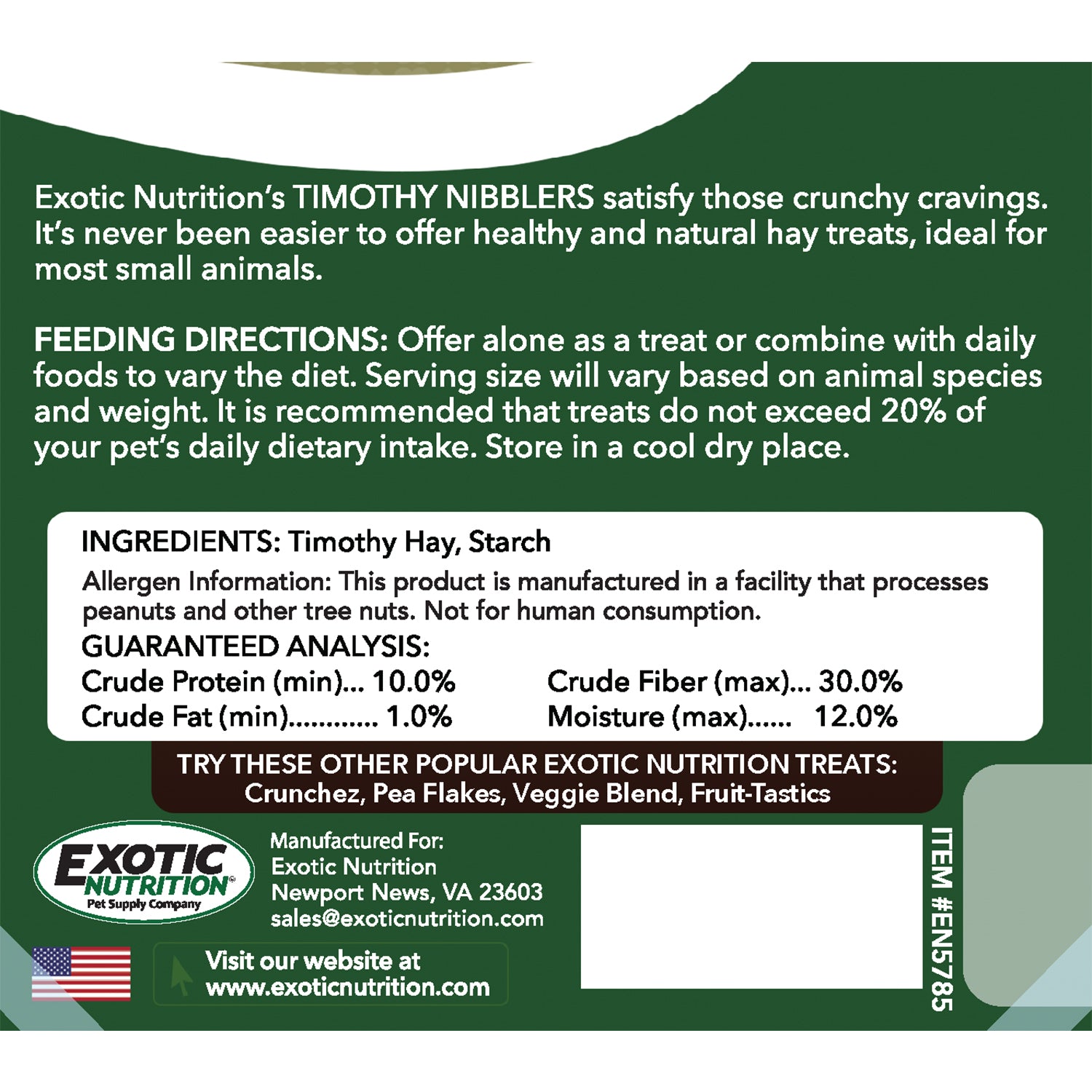 Timothy Nibblers - Premium Pet Treats for Small Animals | Healthy Snacks for Rabbits, Guinea Pigs & Hamsters | Perfect for Training, Bonding & Enrichment Activities