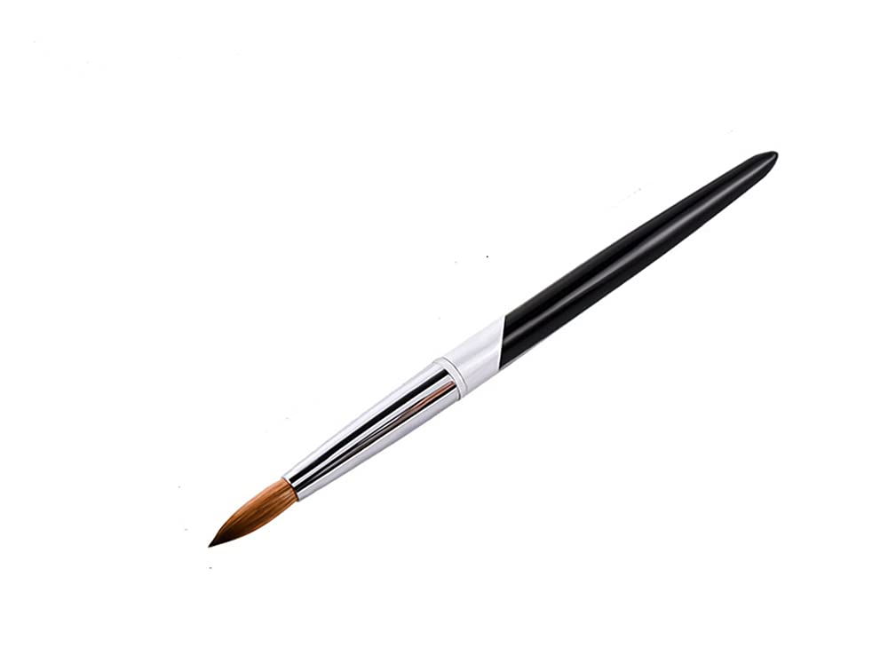Professional Acrylic Nail Brush Set - 5 Sizes (8/10/12/14/16) for Nail Art, Painting & Builder Gel Application - Perfect for Salon, Home Manicures & DIY Nail Designs