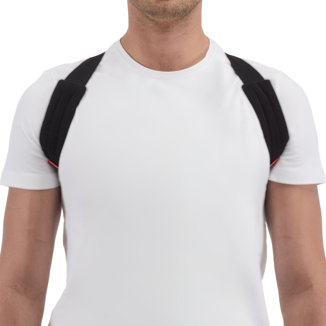 Mueller Adjustable Posture Corrector - Back Brace for Pain Relief & Improved Alignment - Perfect for Office Work, Driving & Daily Activities