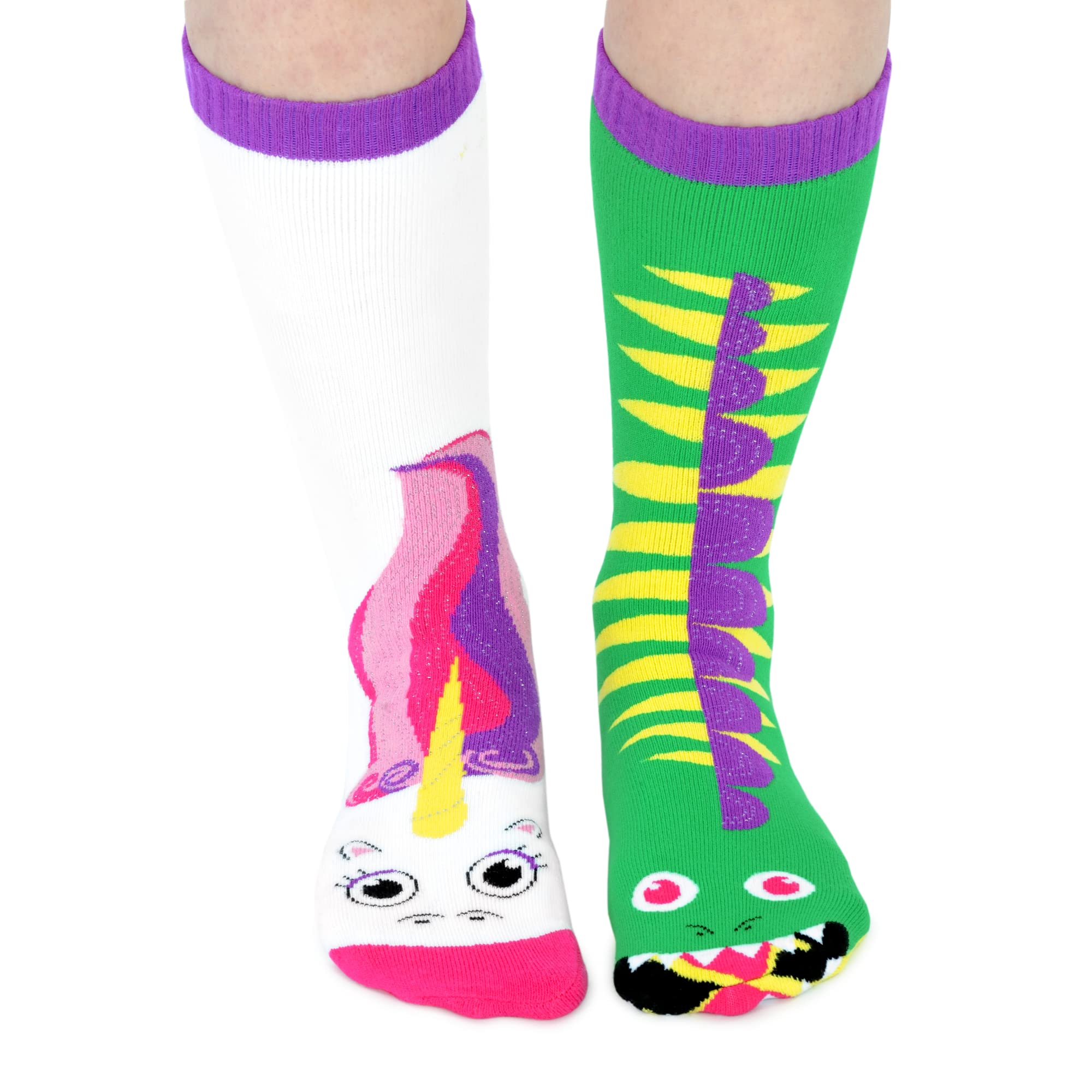 Funky Mismatched Animal Socks for Men & Women - Crazy Cool Outdoor Design, Durable & Cozy Cotton Pairs - Perfect for Hiking, Gifts & Everyday Wear