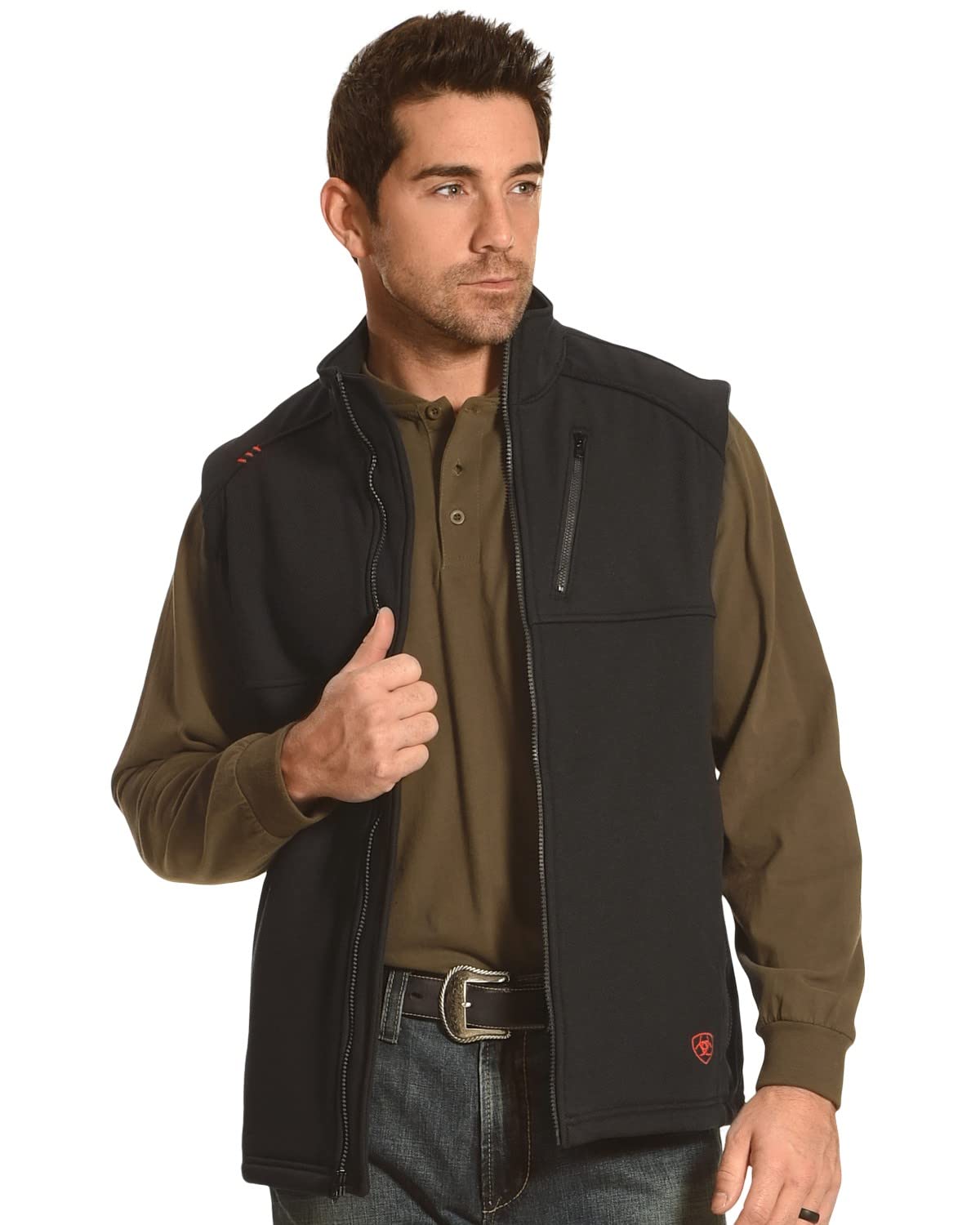 Ariat Men's Big and Tall Flame Resistant Work Vest - Safety Protective Gear for Construction, Oil Rig & Outdoor Jobs