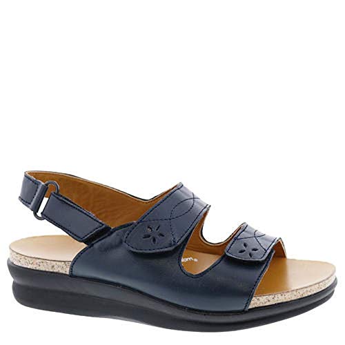 Navy Leather