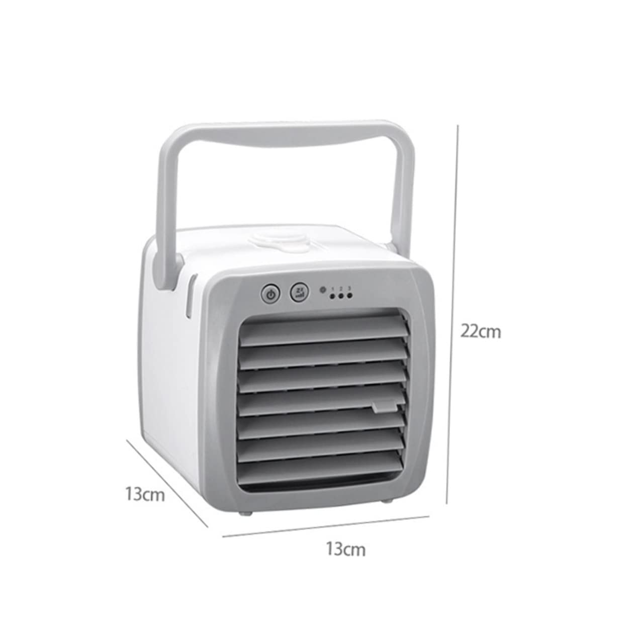 STOBAZA Portable Desktop Air Cooler Fan - Personal Mini AC Cooling Fan for Home, Office & Bedroom - Compact & Energy Efficient Cooling Solution