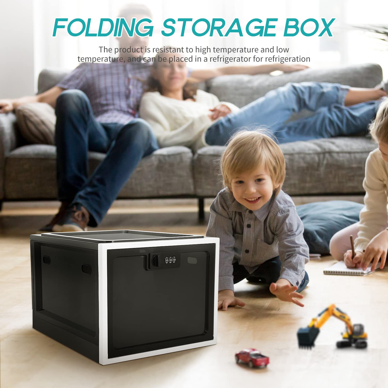 Lockable Medicine Storage Box - Transparent Plastic for Home Safety & Organization